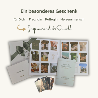 Easy Set mit 200 Bildkarten & Affirmationen und Vision Map mit 18 Slots