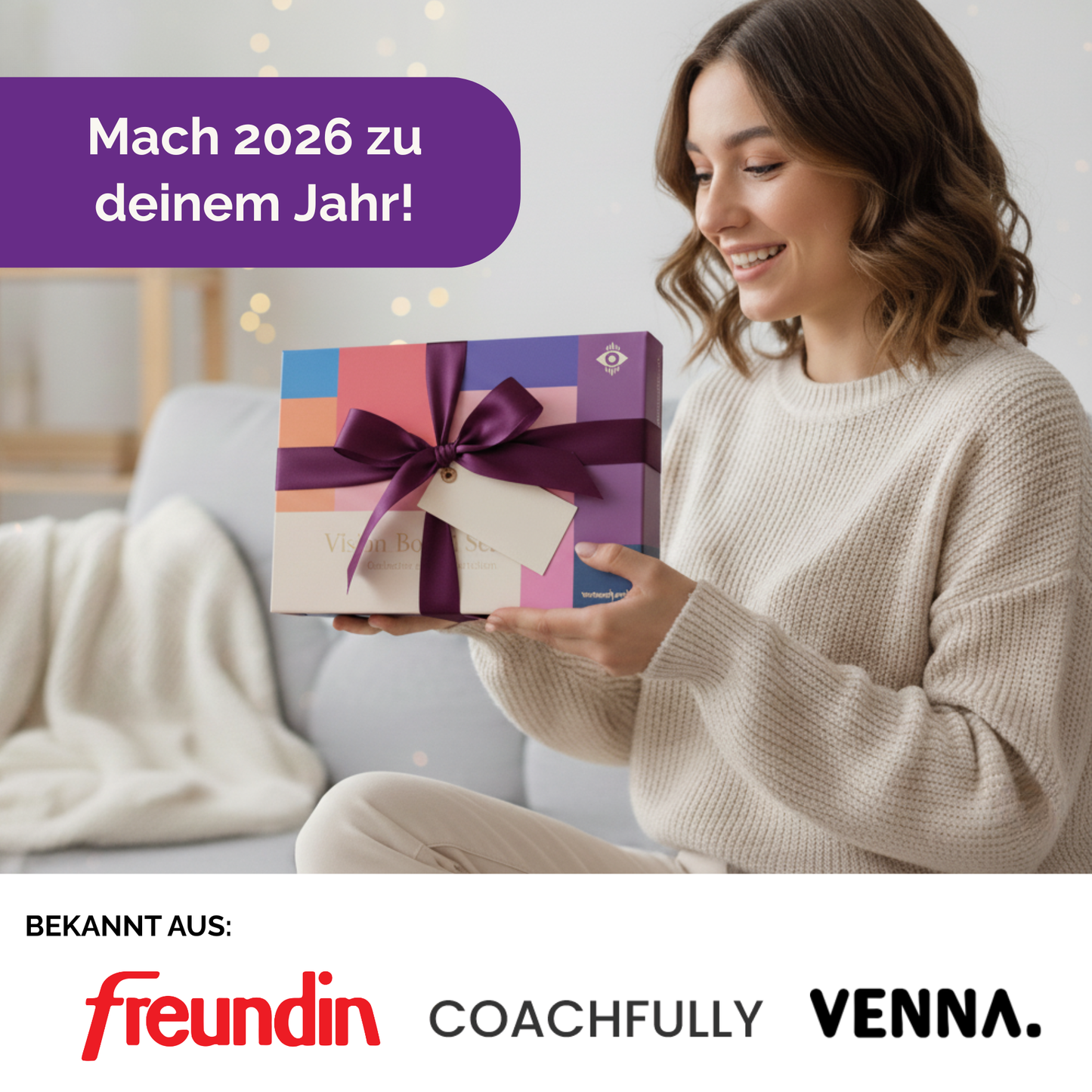 Premium Set mit XL Poster und 162 Karten für Achtsamkeit & Manifestation