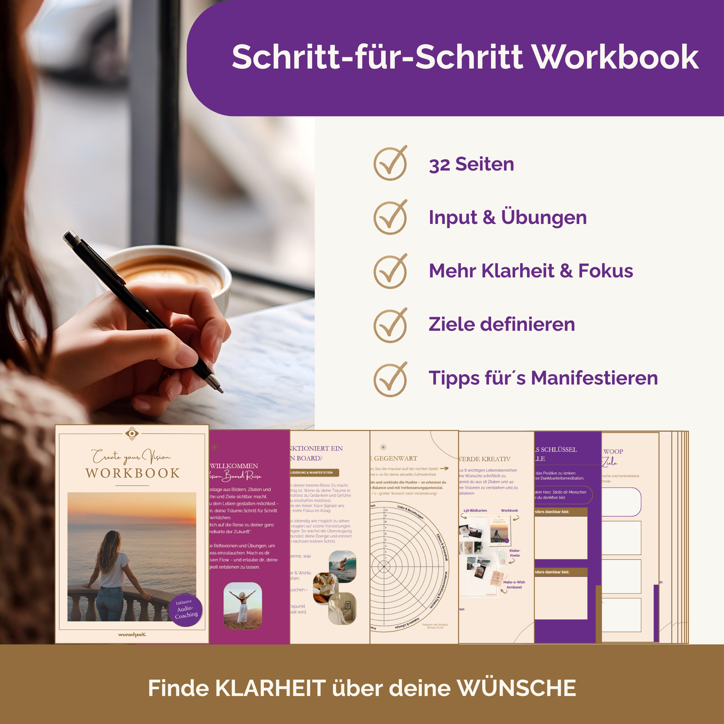 Premium Set mit XL Poster und 162 Karten für Achtsamkeit & Manifestation