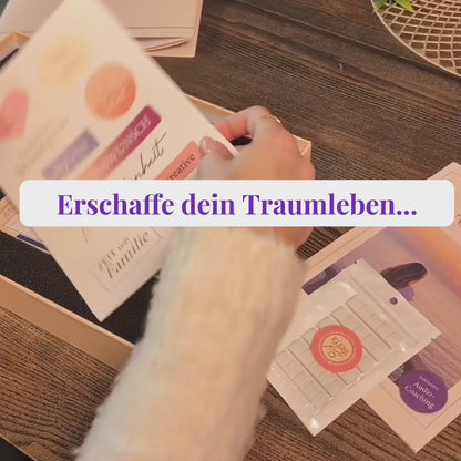 Premium Set mit XL Poster und 162 Karten für Achtsamkeit & Manifestation